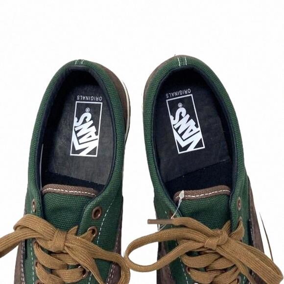 VANS Vault OG Era LX Sneakers Canvas Suede Brown VN0A3CXNBGS Shoes Women's Green - Picture 6 of 11